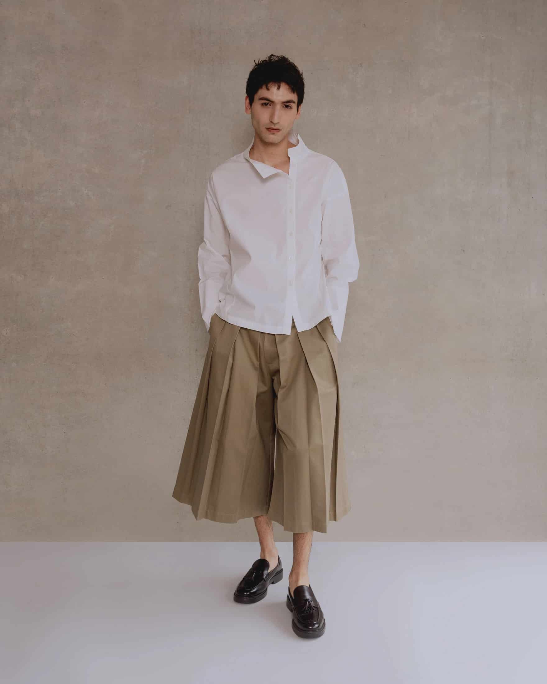 Asymmetric White Shirt - miniatura 1