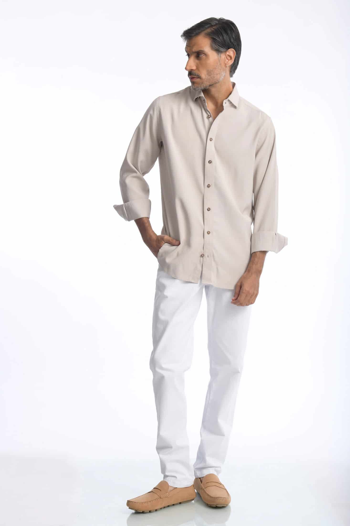 Camisa Cefiro Oliva - miniatura 3