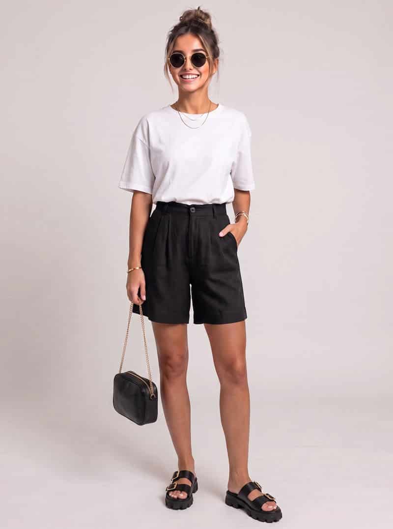 SHORT MESTIZO NEGRO - miniatura 1