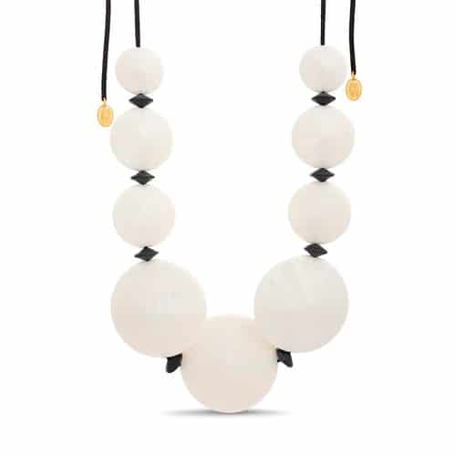 Pointed Circle Station Necklace - miniatura 2