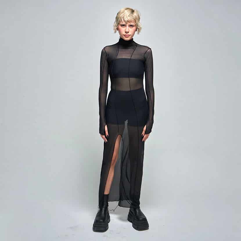 MARGOT MESH DRESS - miniatura 1
