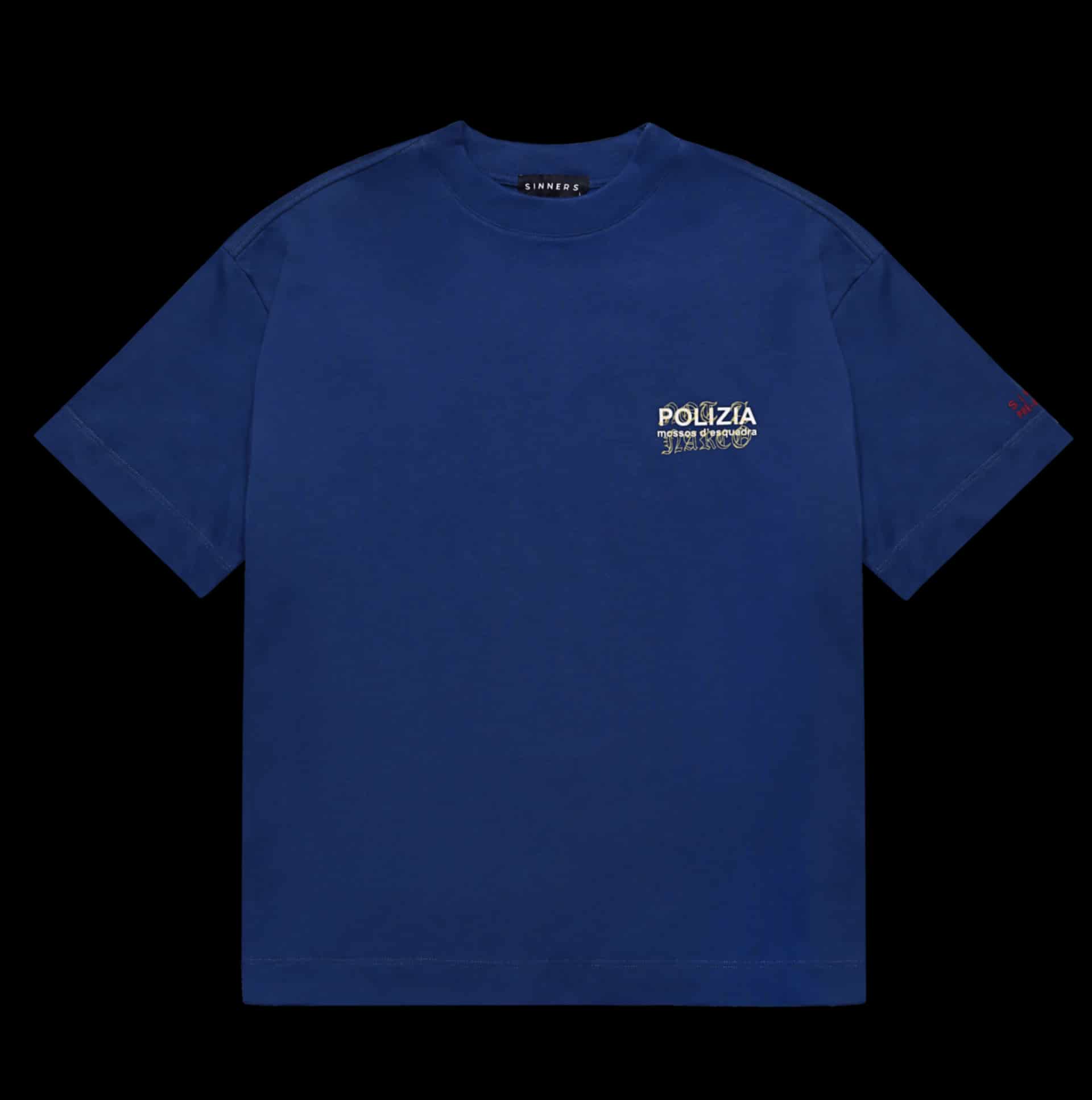 POLIZIA BLUE T-SHIRT - miniatura 3