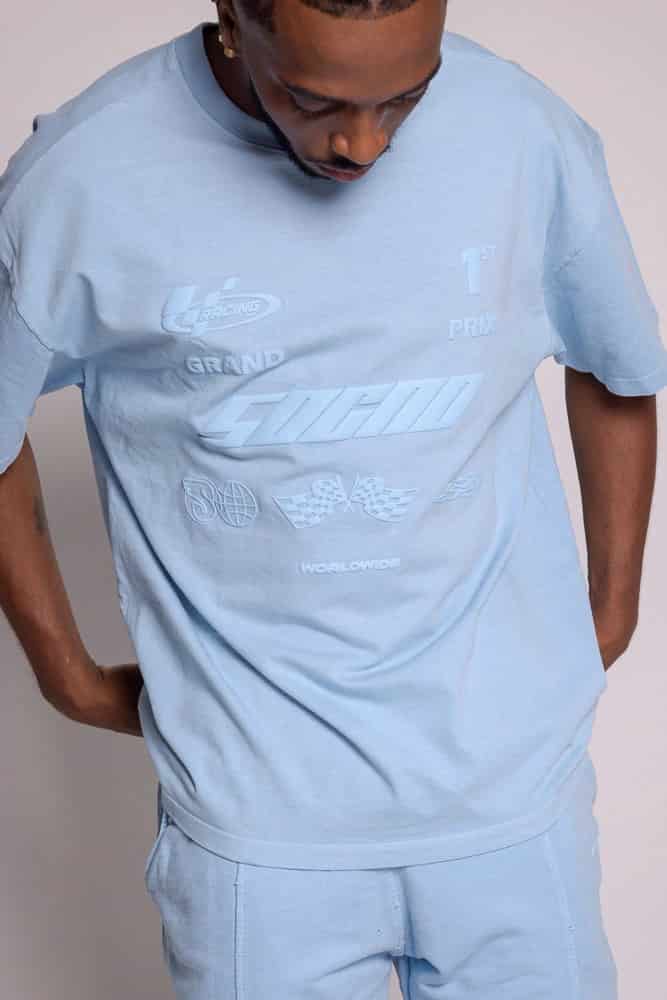 Set Oversized y Bermuda-Azul - miniatura 4