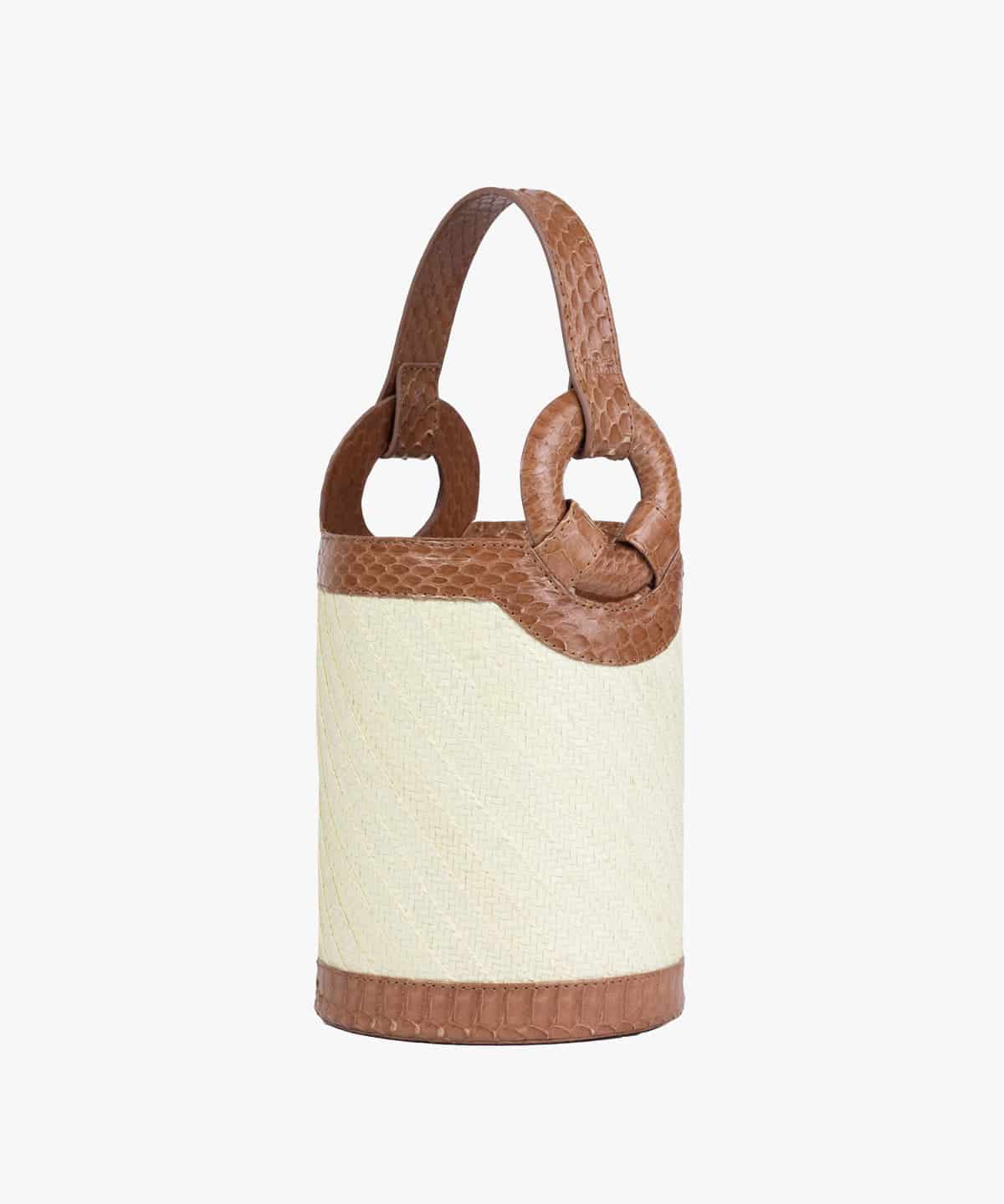 Tolú in Raffia and Snake - miniatura 2