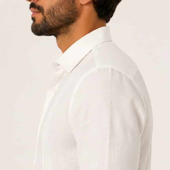 GUAYABERA ML 100% LINO HOMBRE - miniatura 2