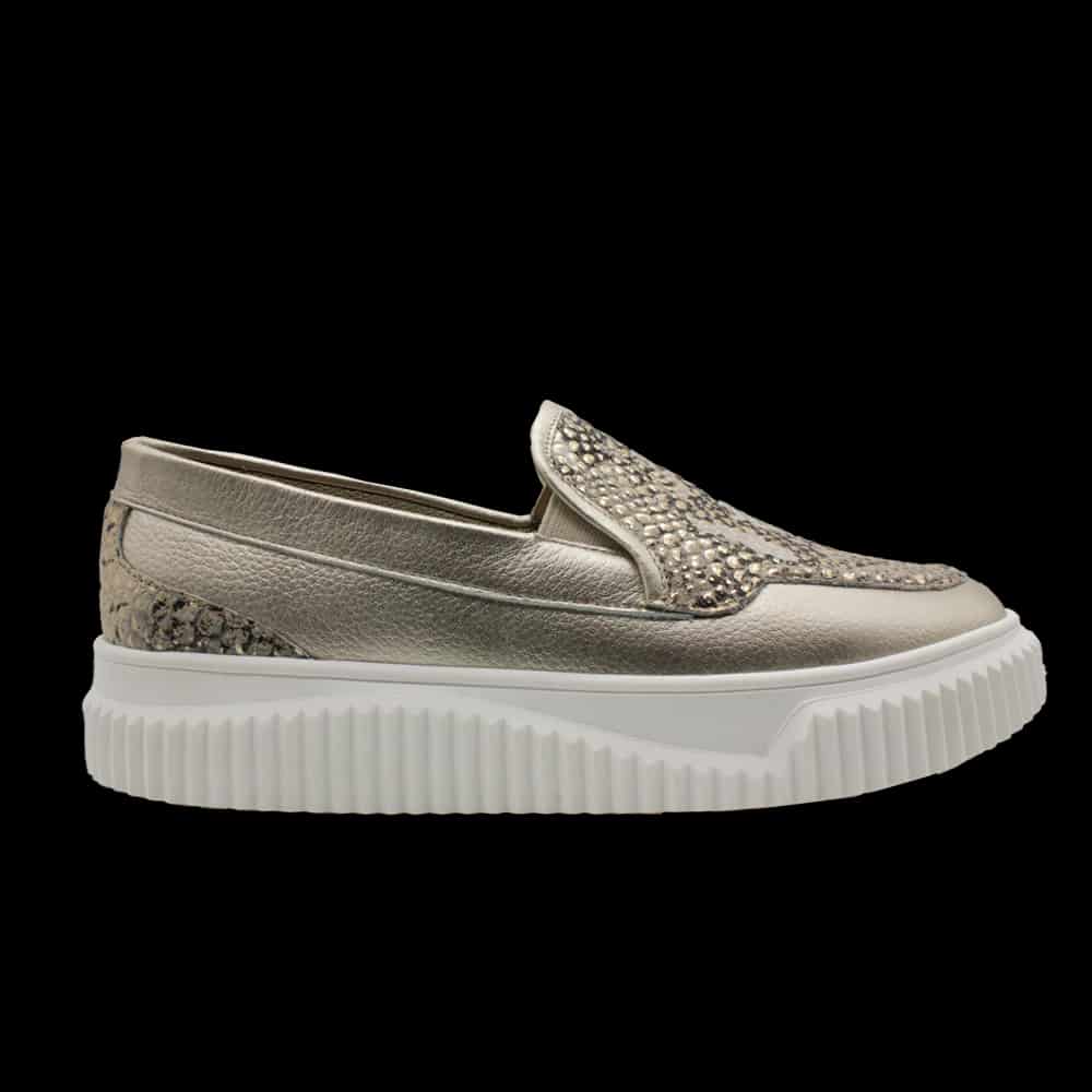 "Barcelona" Slip-on En cuero - miniatura 1