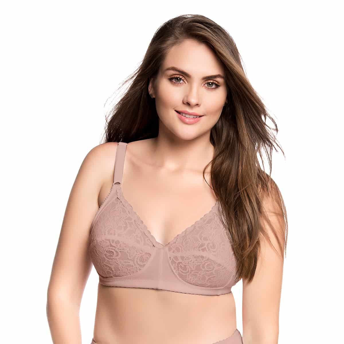 BRASIER CLÁSICO SIN AROS CON CARGADERAS ANCHAS - miniatura 3