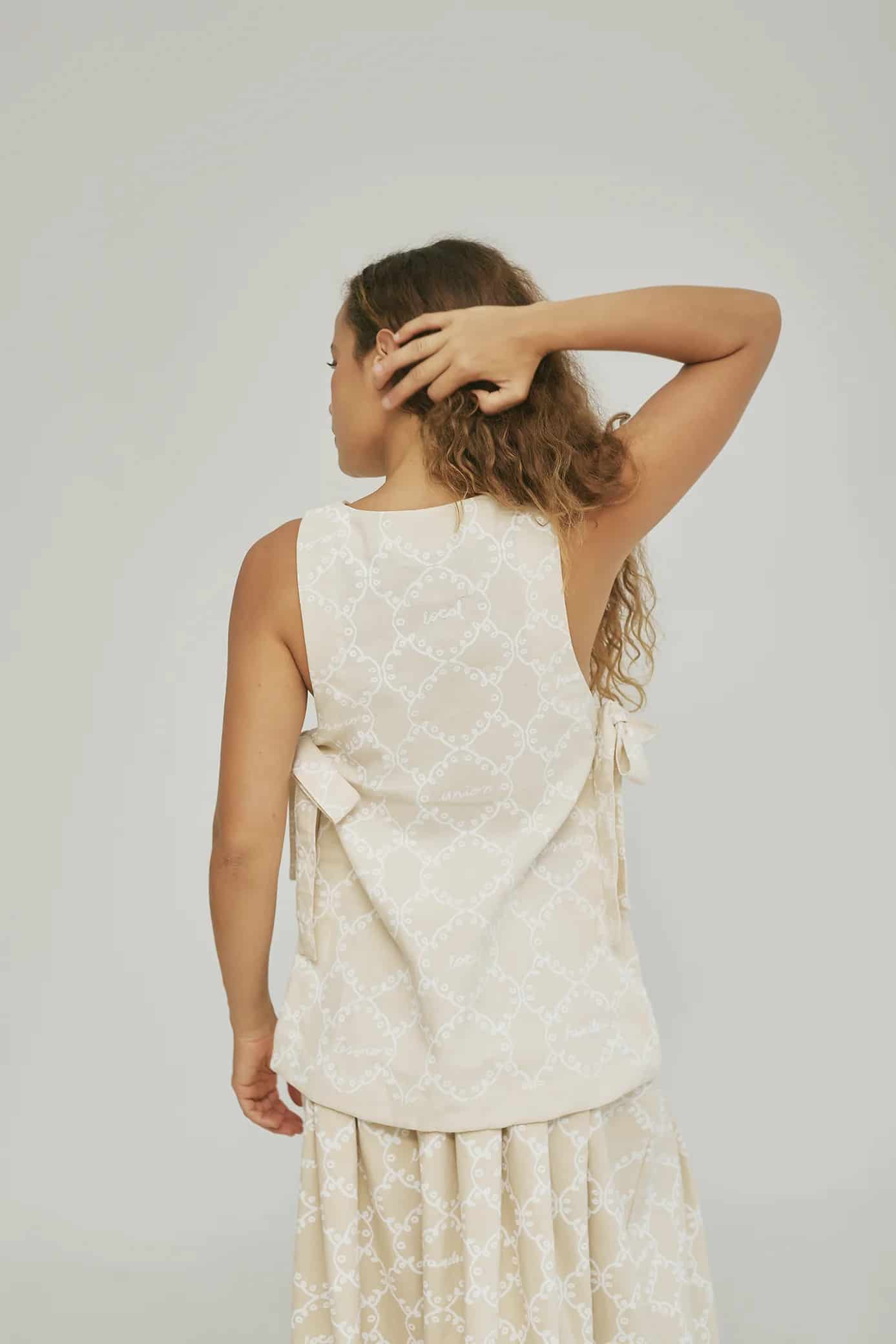 Top Hermandad Mantel Crudo - miniatura 8