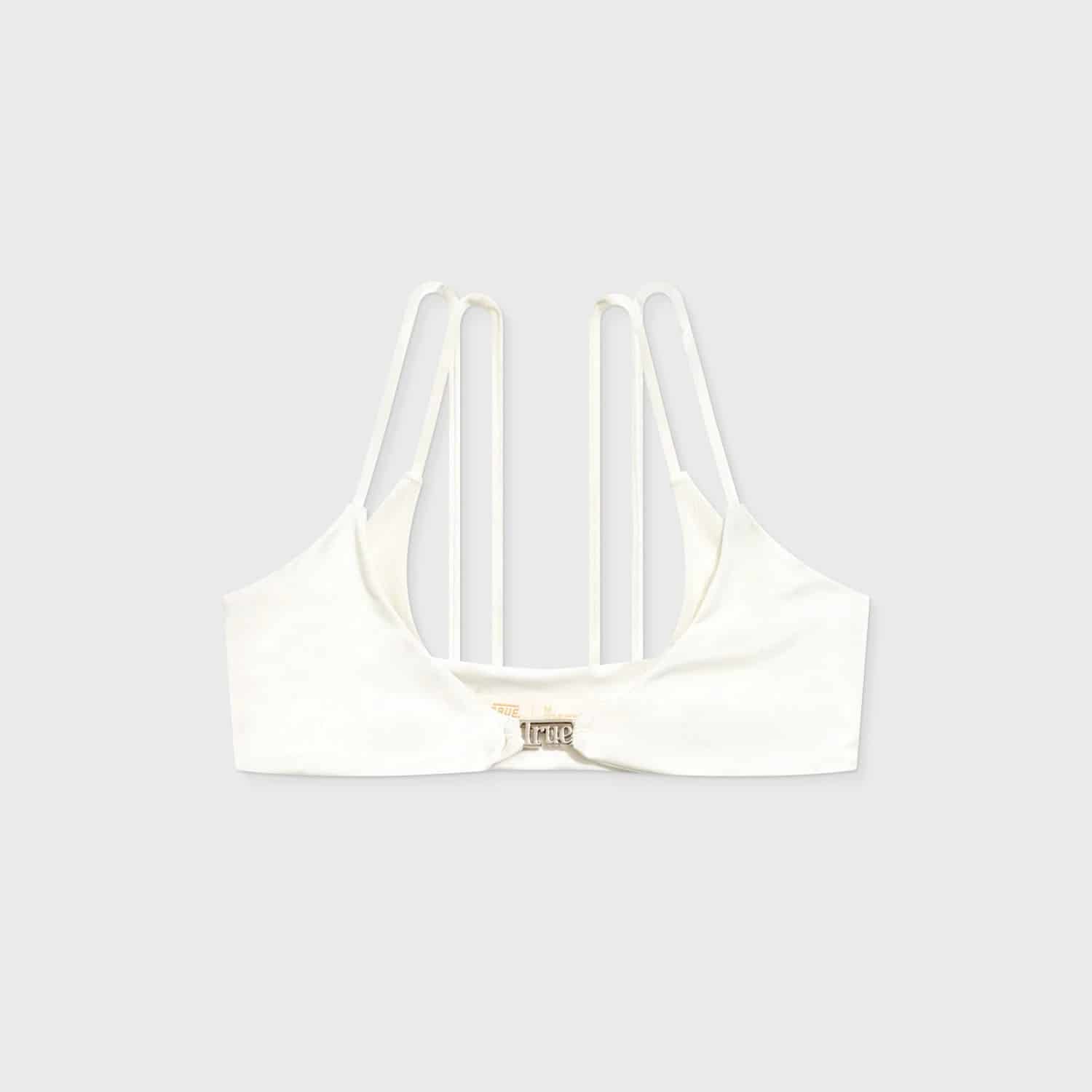 Race Double Strap Top - Cream - miniatura 1