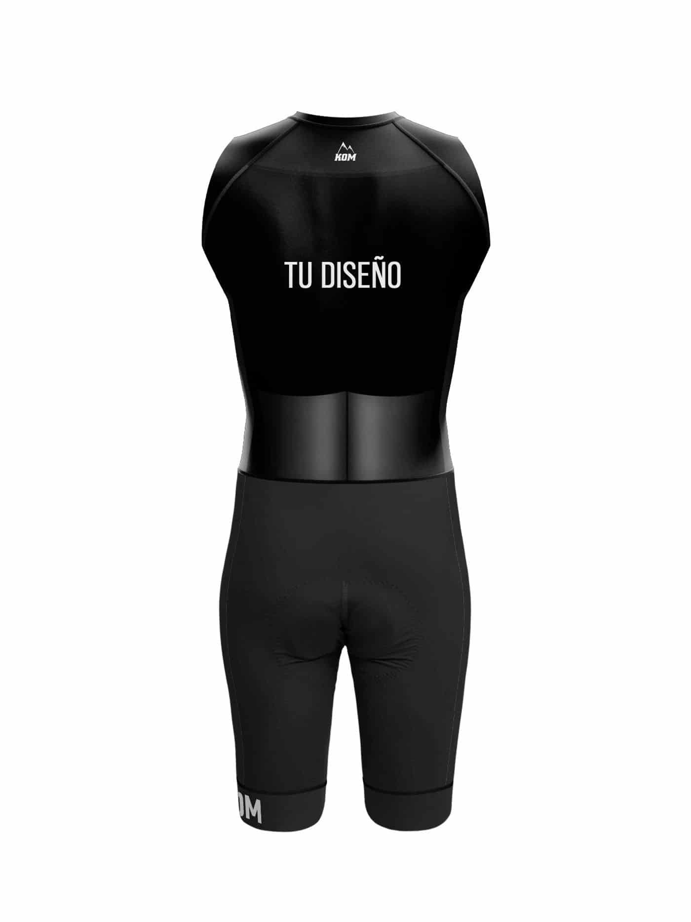 Enterizo CICLISMO de ruta, mtb, manga sisa Personalizado - miniatura 2