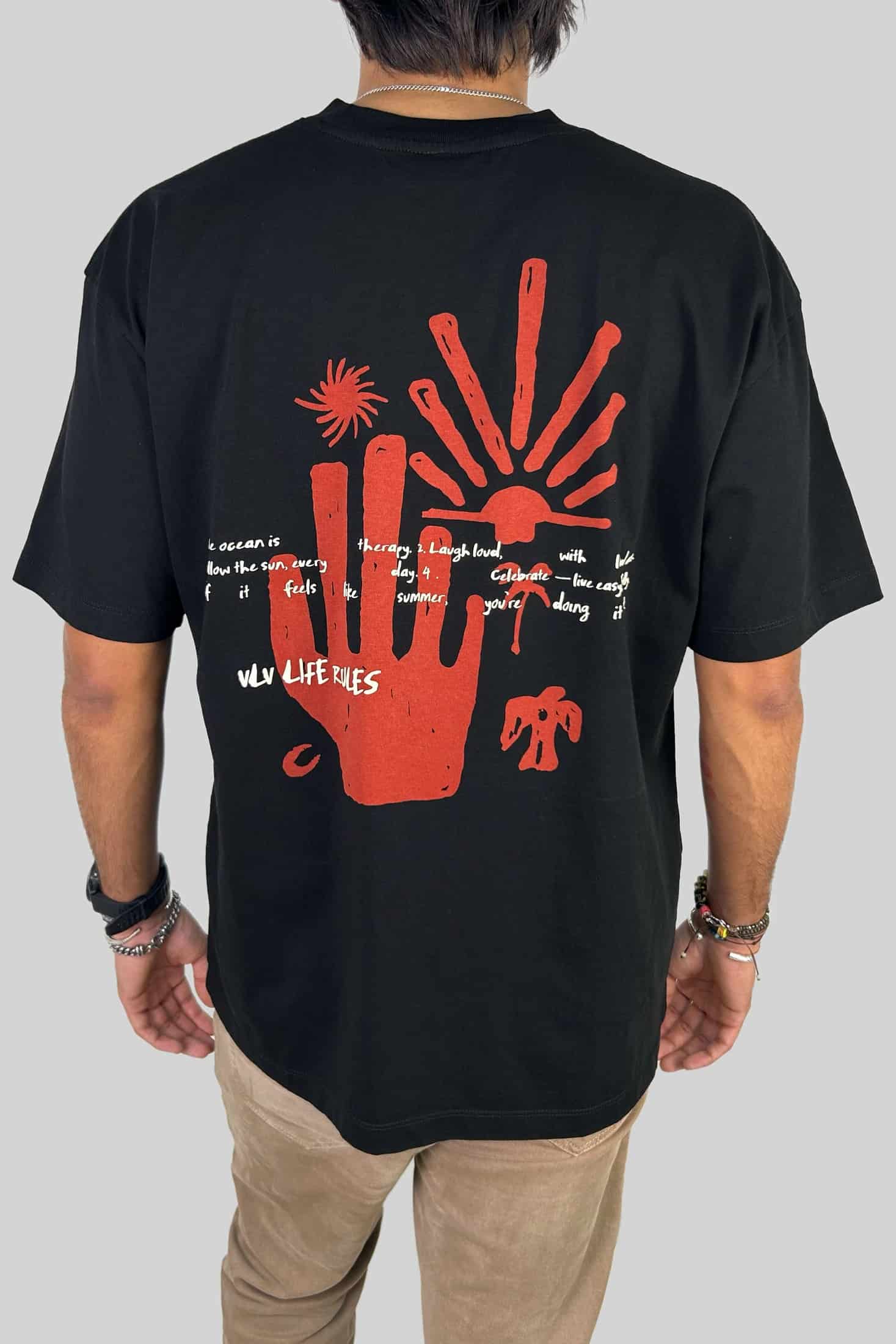 CAMISETA OVERSIZE LIFE RULES - miniatura 2