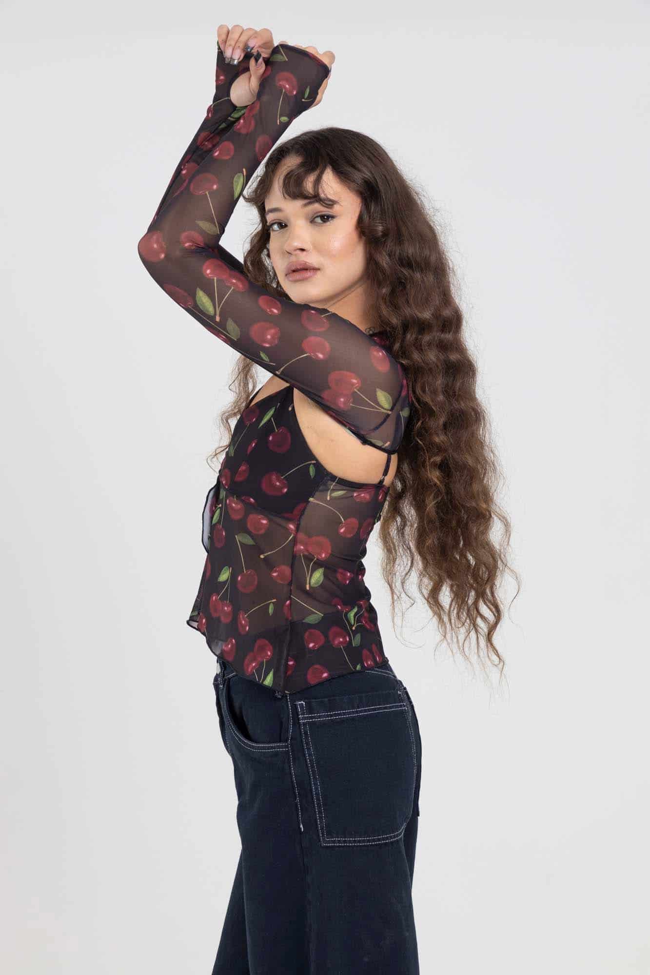 CHERRY MESH TOP - miniatura 10