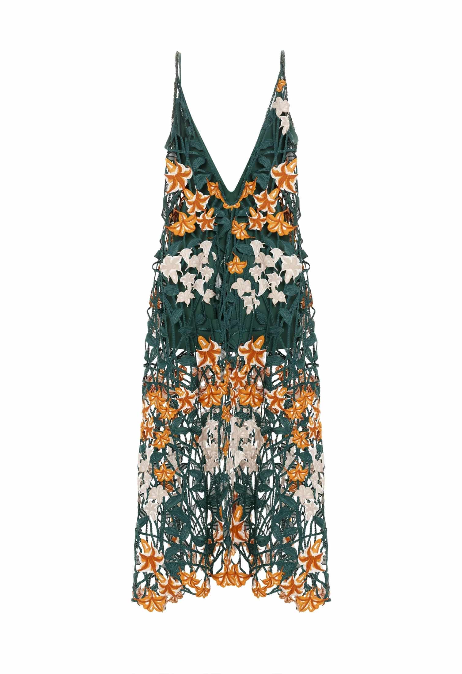 Hierbaluisa Sabanero Nocturno Crochet Maxi Dress - miniatura 6