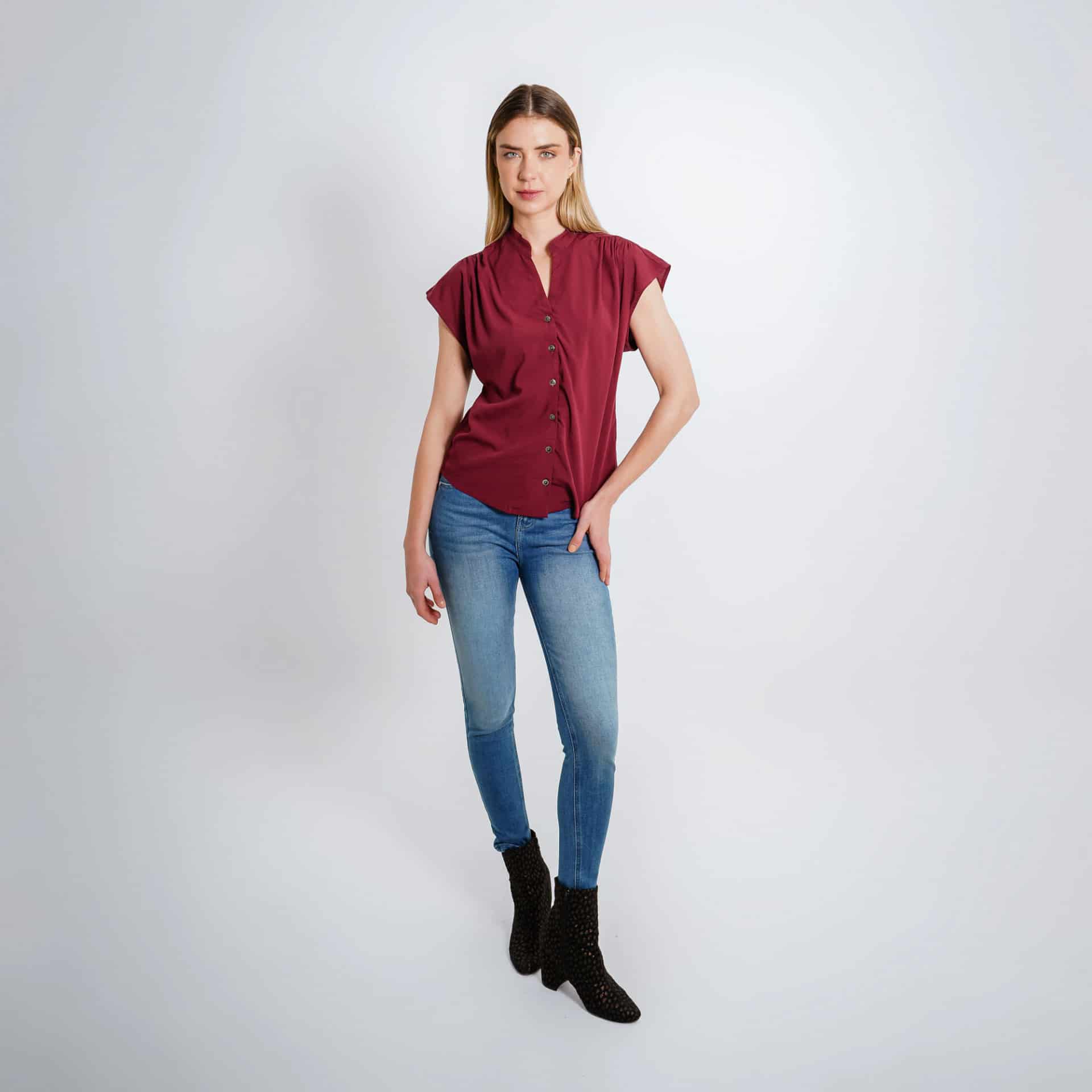 Blusa Cuello Neru Manga Sisa - miniatura 9