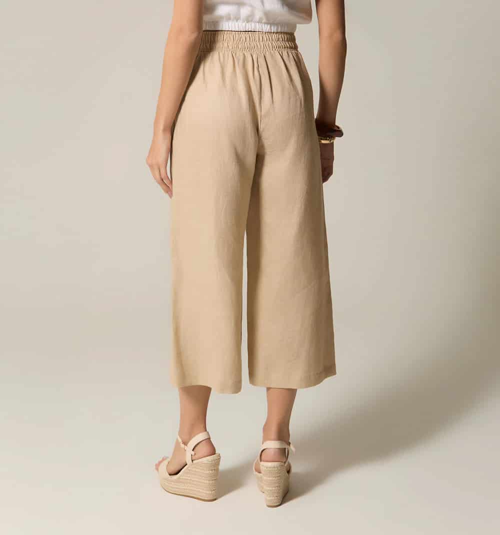 Pantalon tiro alto culotte - miniatura 9