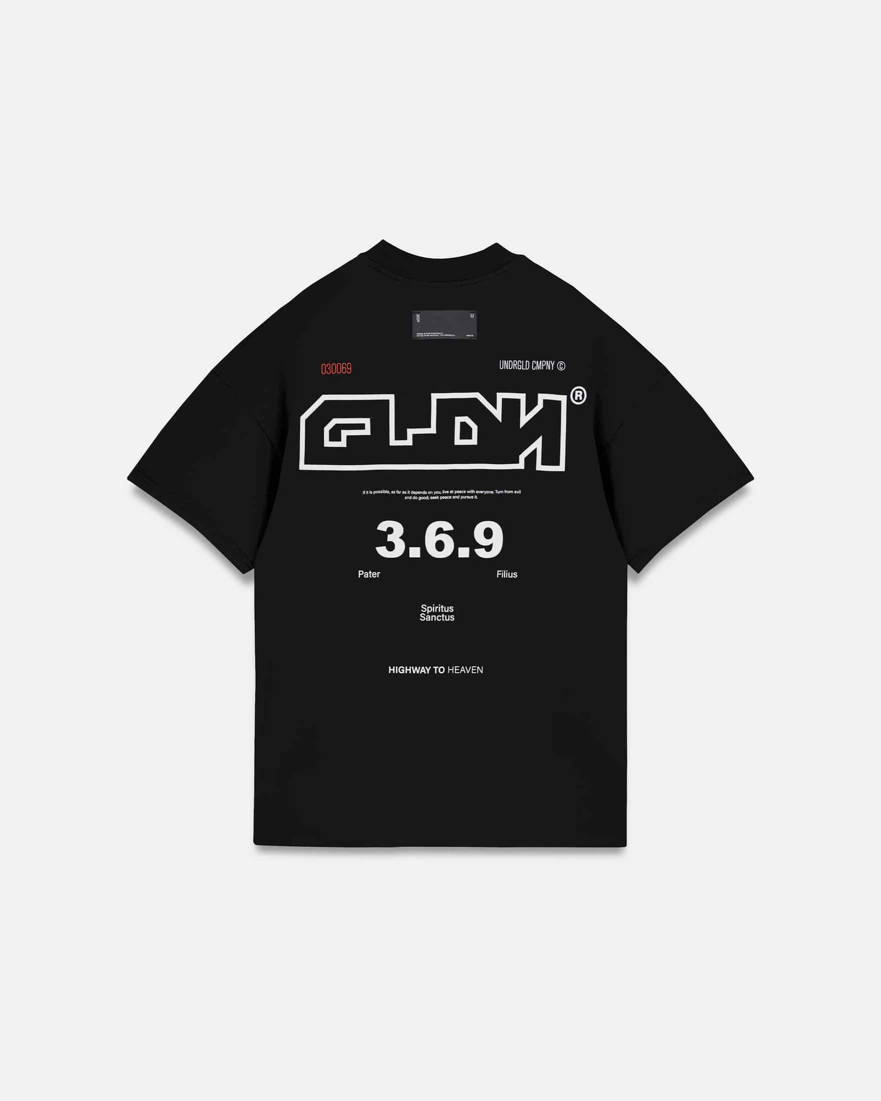 Spring GLDN Tshirt Black - miniatura 3