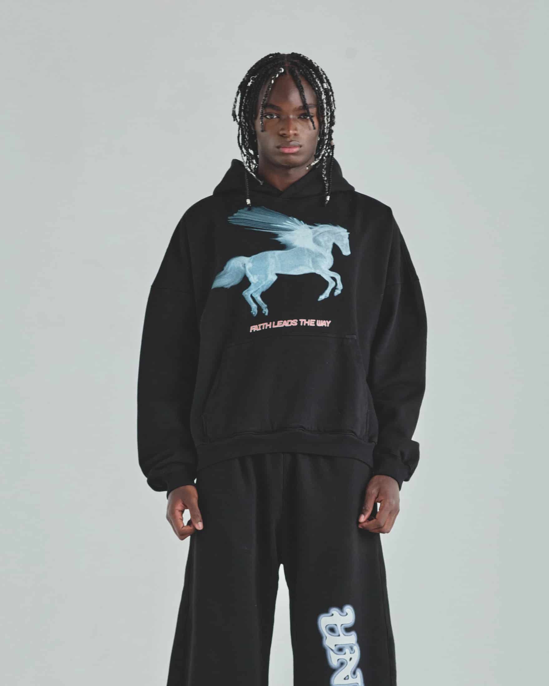 Act 1 Static Pegasus Hoodie Black - miniatura 2