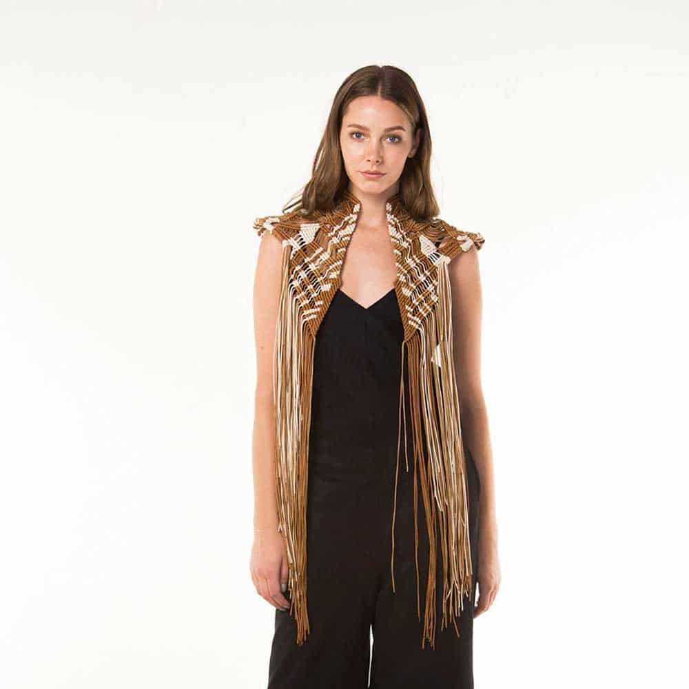 Chaleco Hosu  Ocre / Beige - miniatura 1