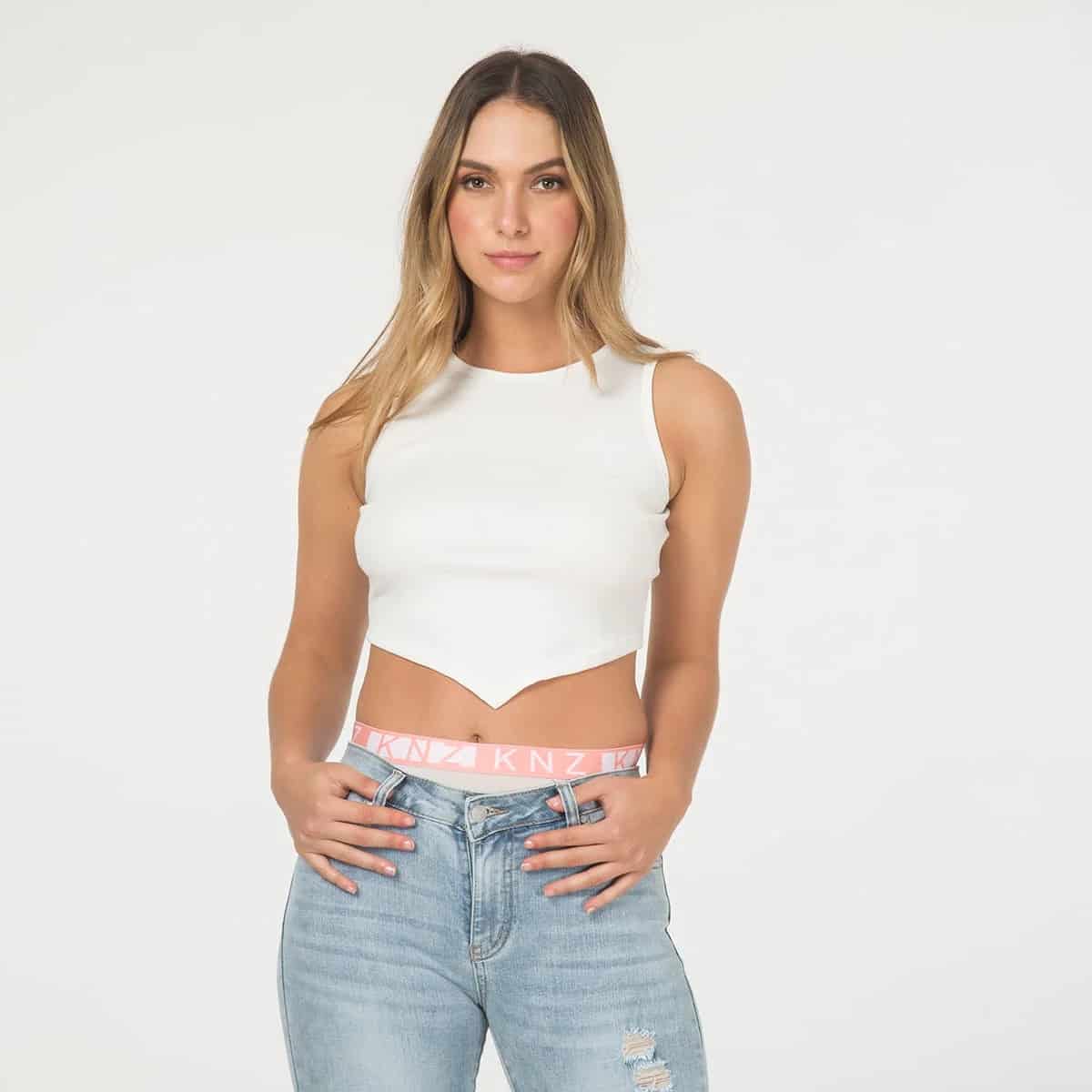 Blusa Crop Top Basica Melina - miniatura 8