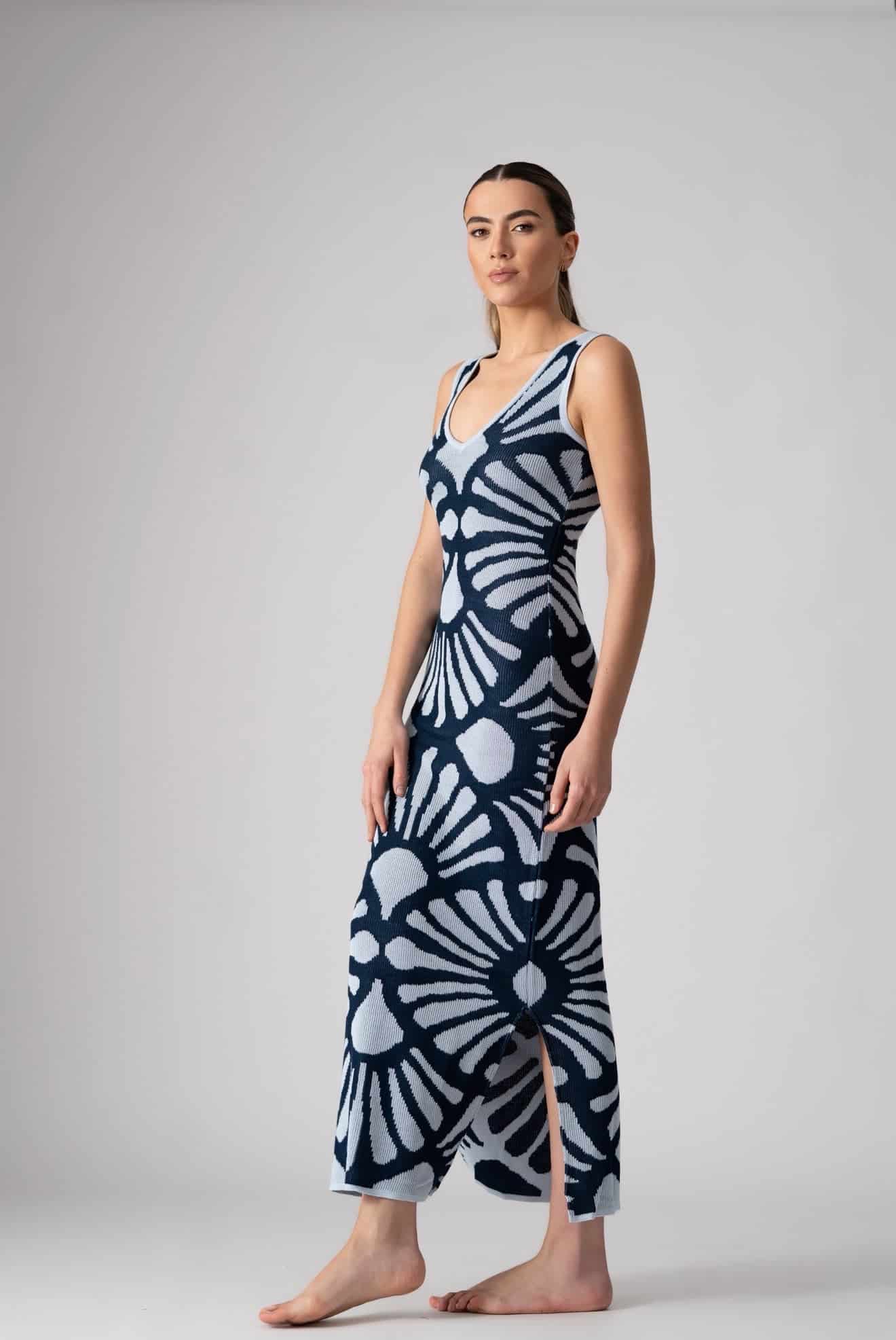 Vestido Aura Azul - miniatura 3