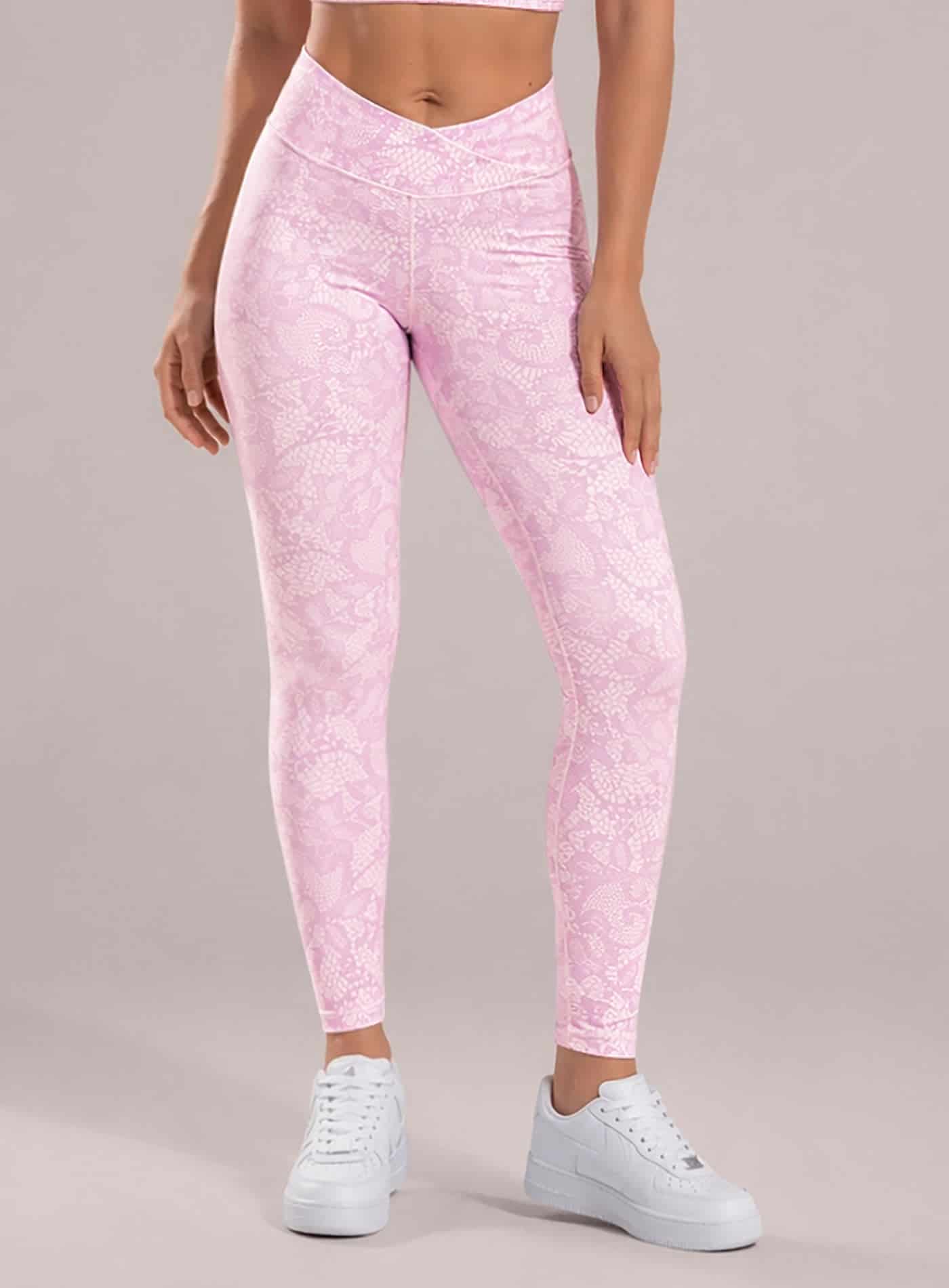 LEGGINS DEPORTIVO EN TELA KIARA SUBLIMADA PRETINA CRUZADA - miniatura 2