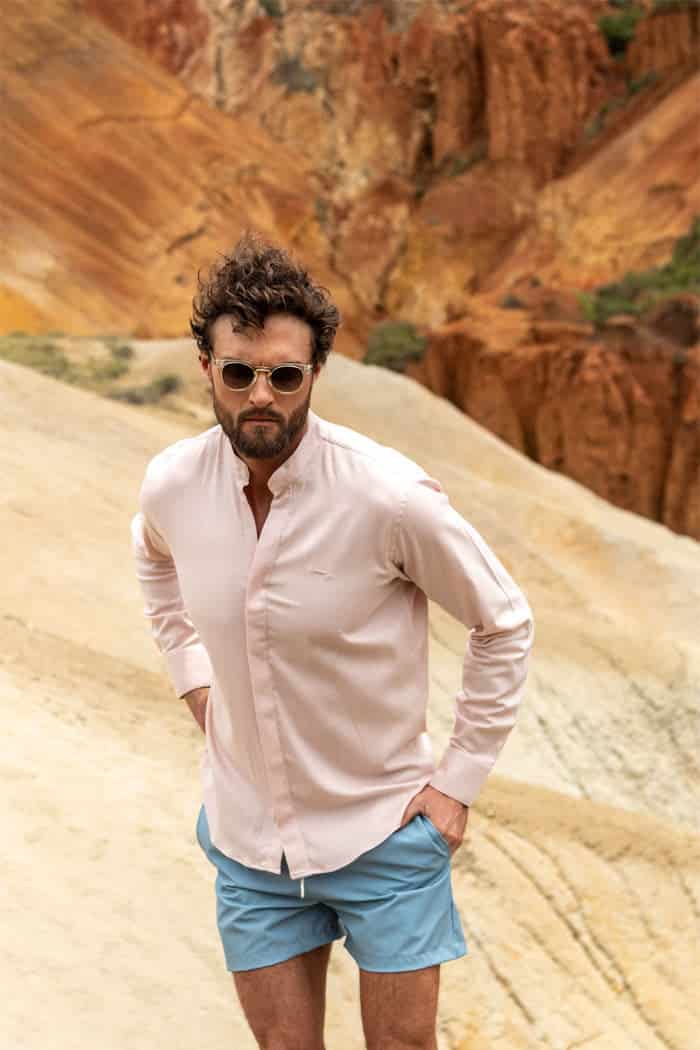 CAMISA NERU PALO ROSA FLEX - miniatura 3