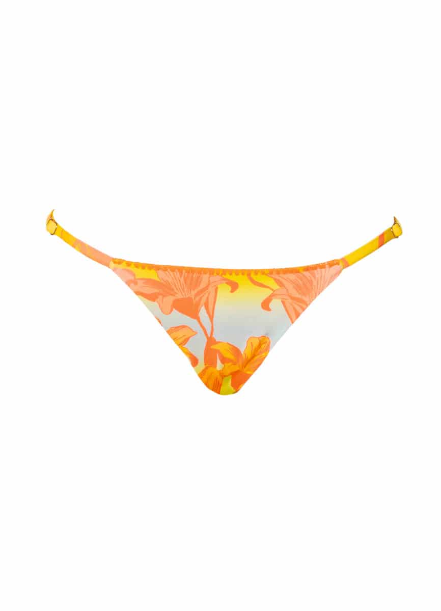 Maaji Golden Lily Flash Low Rise Single Strap Bikini Bottom - miniatura 5