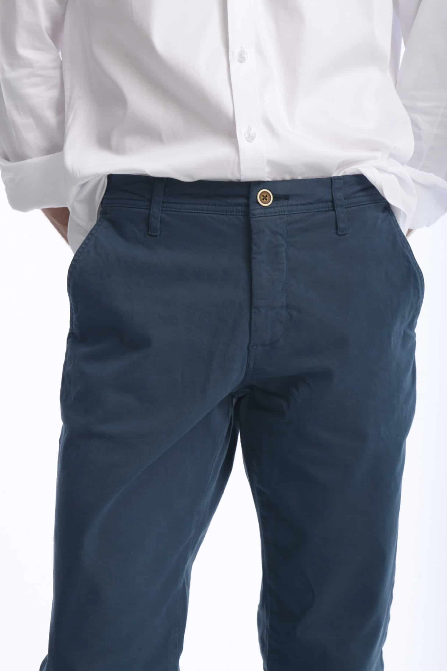 Pantalón Chino Dril Azul Marino - miniatura 15