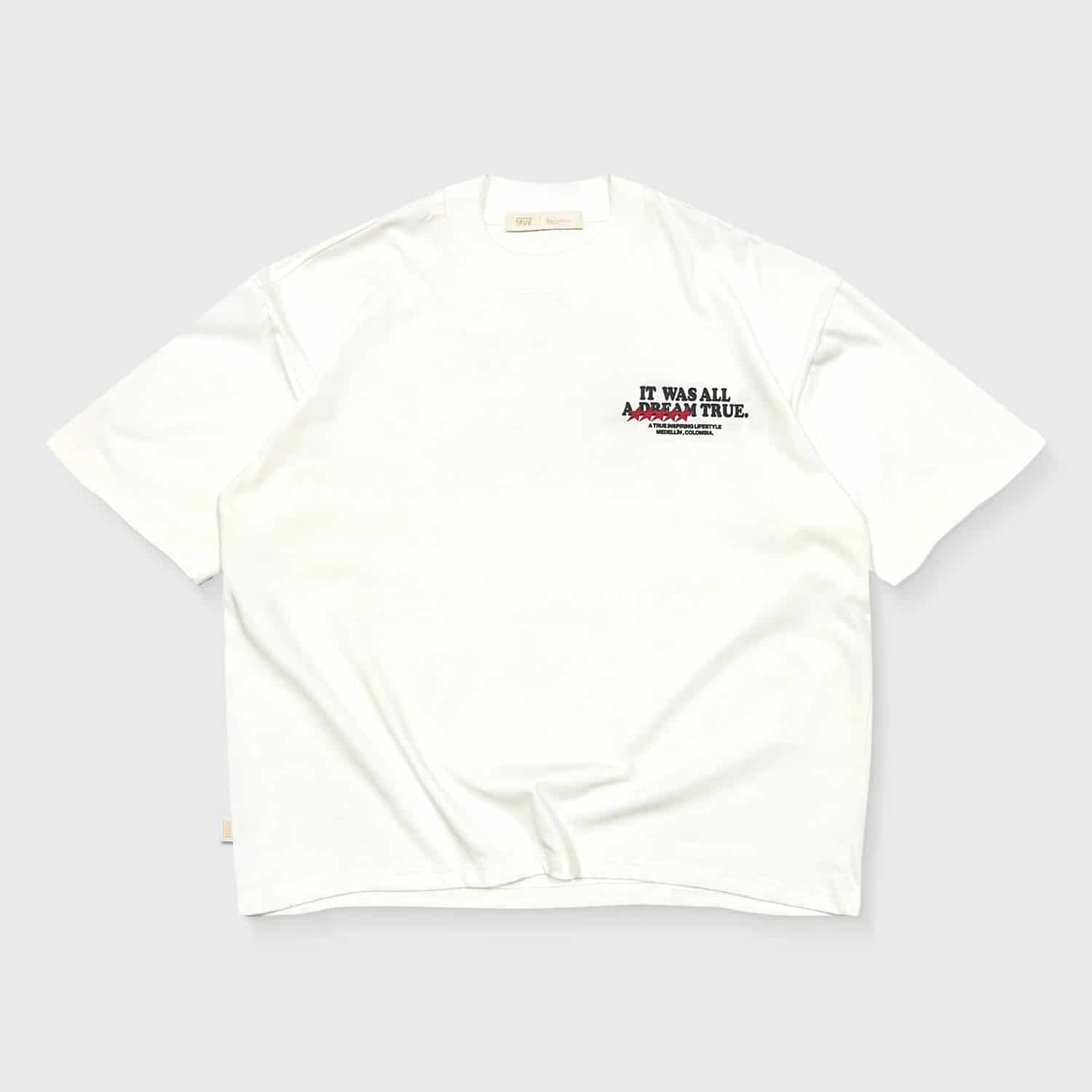 Dream True Boxy T-Shirt - Cream - miniatura 4