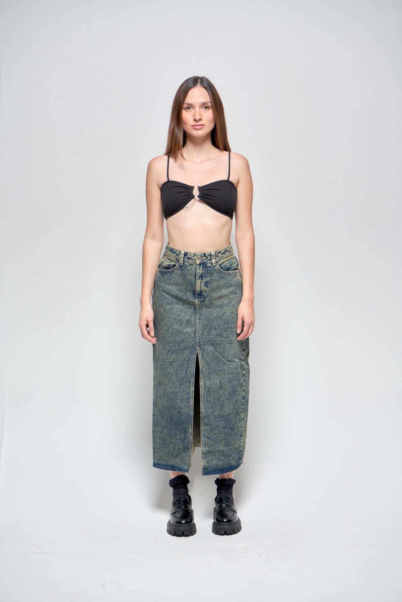 LAYLA DENIM SKIRT - miniatura 2