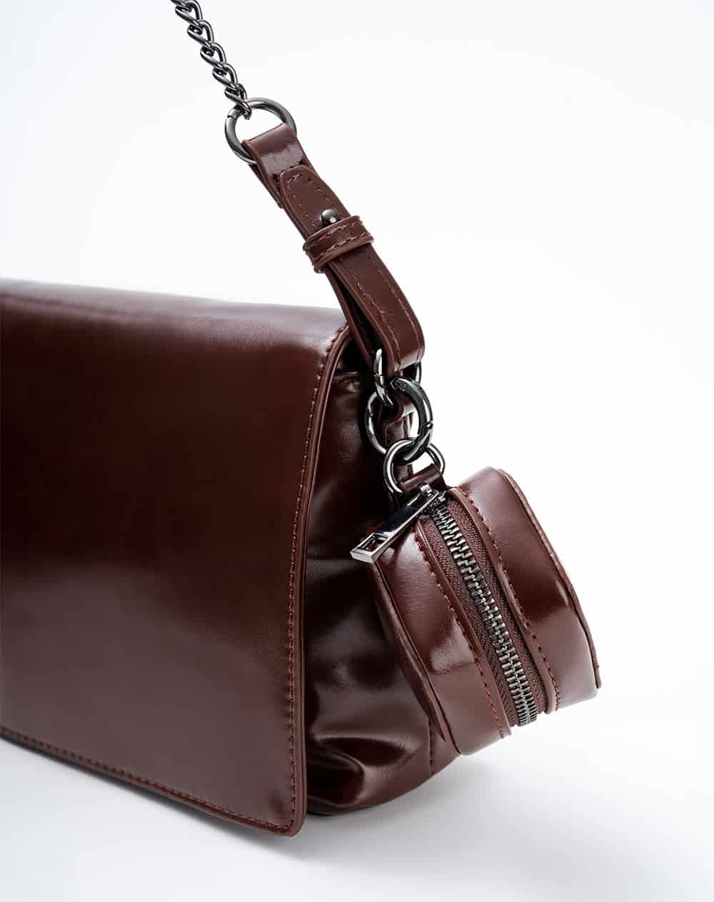 Bolso + monedero café mujer - miniatura 3