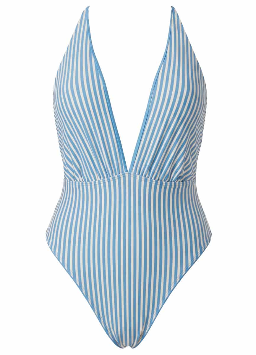 Maaji Stone Blue Safri Plunge One Piece - miniatura 7