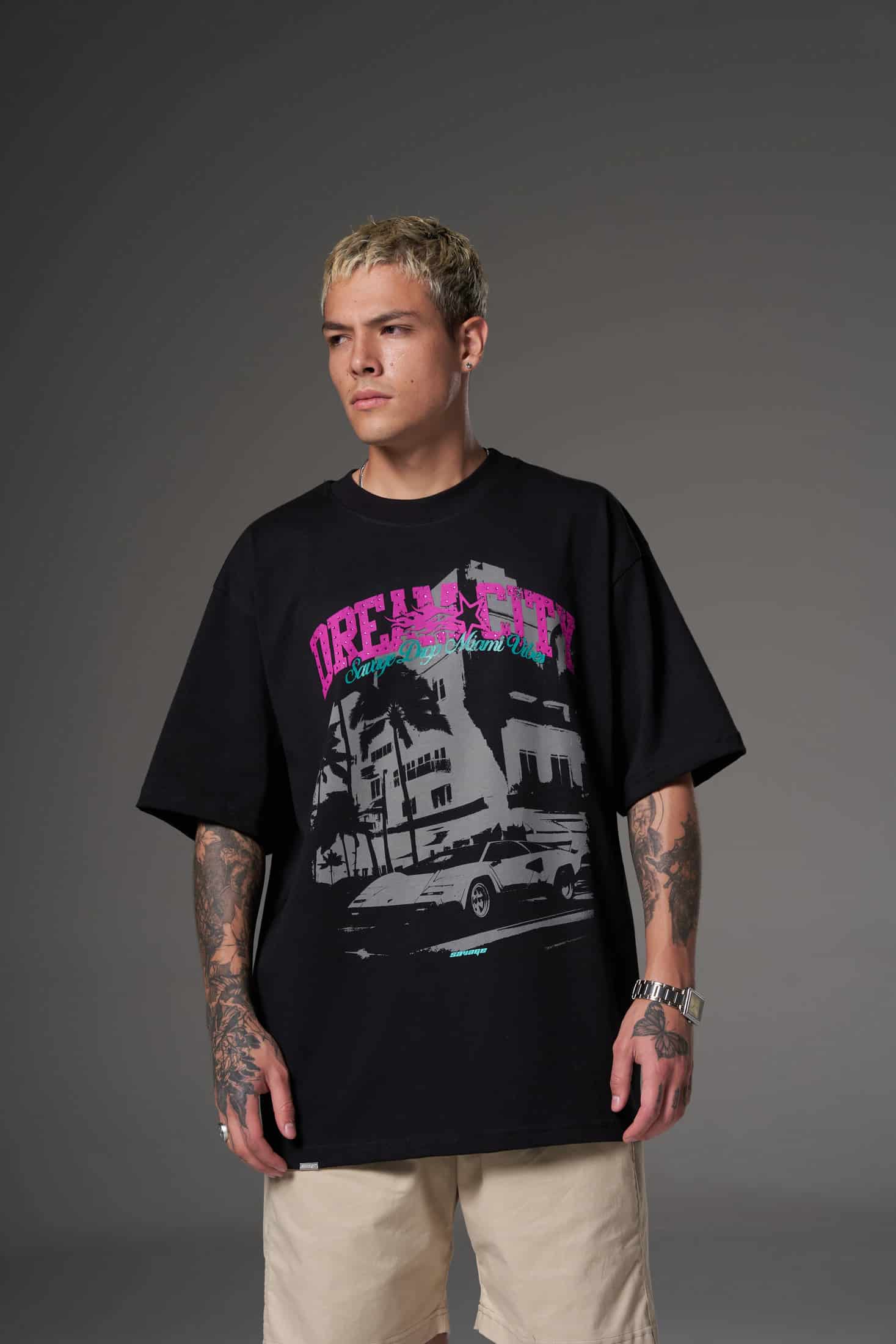 T shirt dream city rosada 250 gramos 14603 - miniatura 1