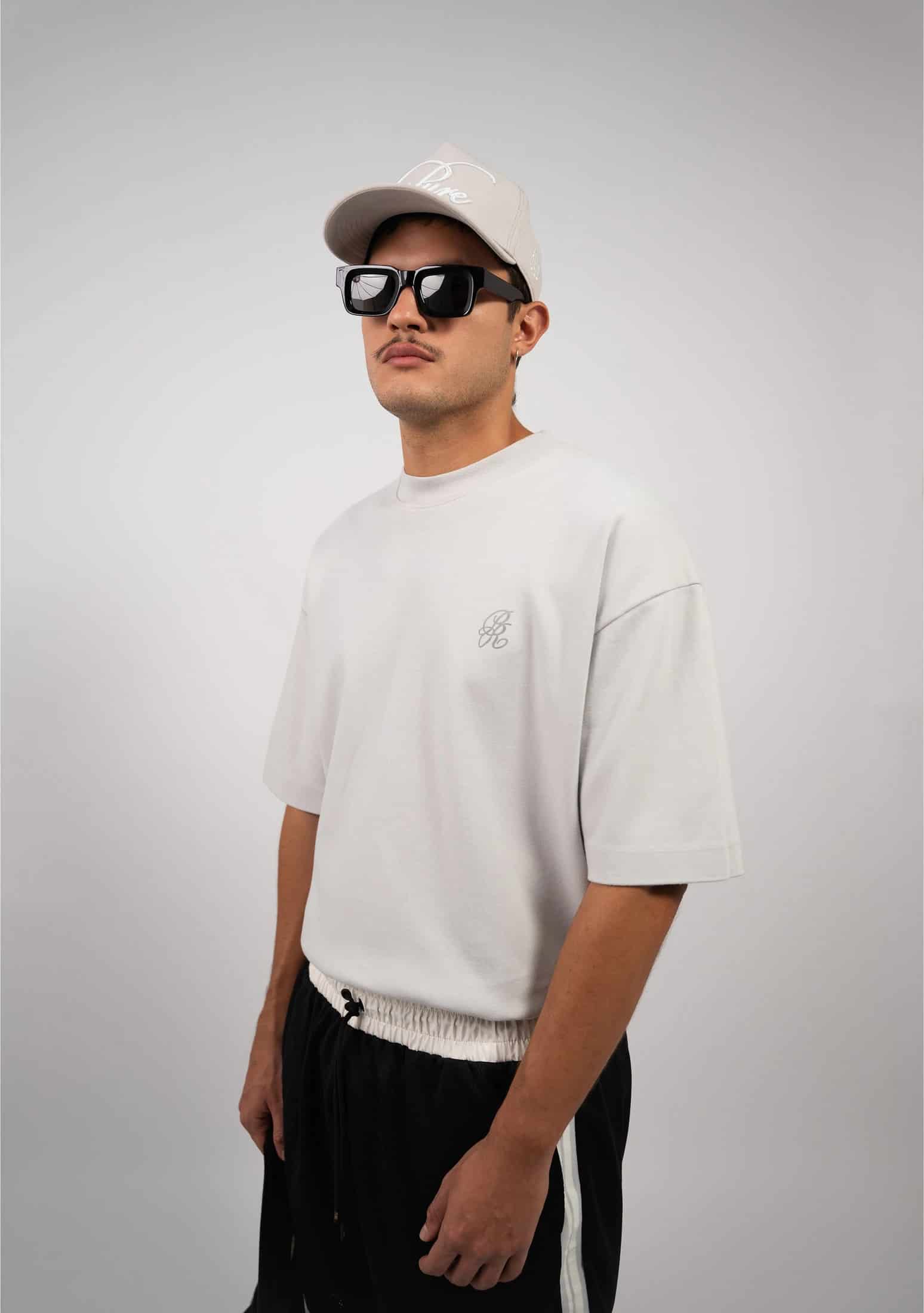 Gray Logo T-Shirt - miniatura 1