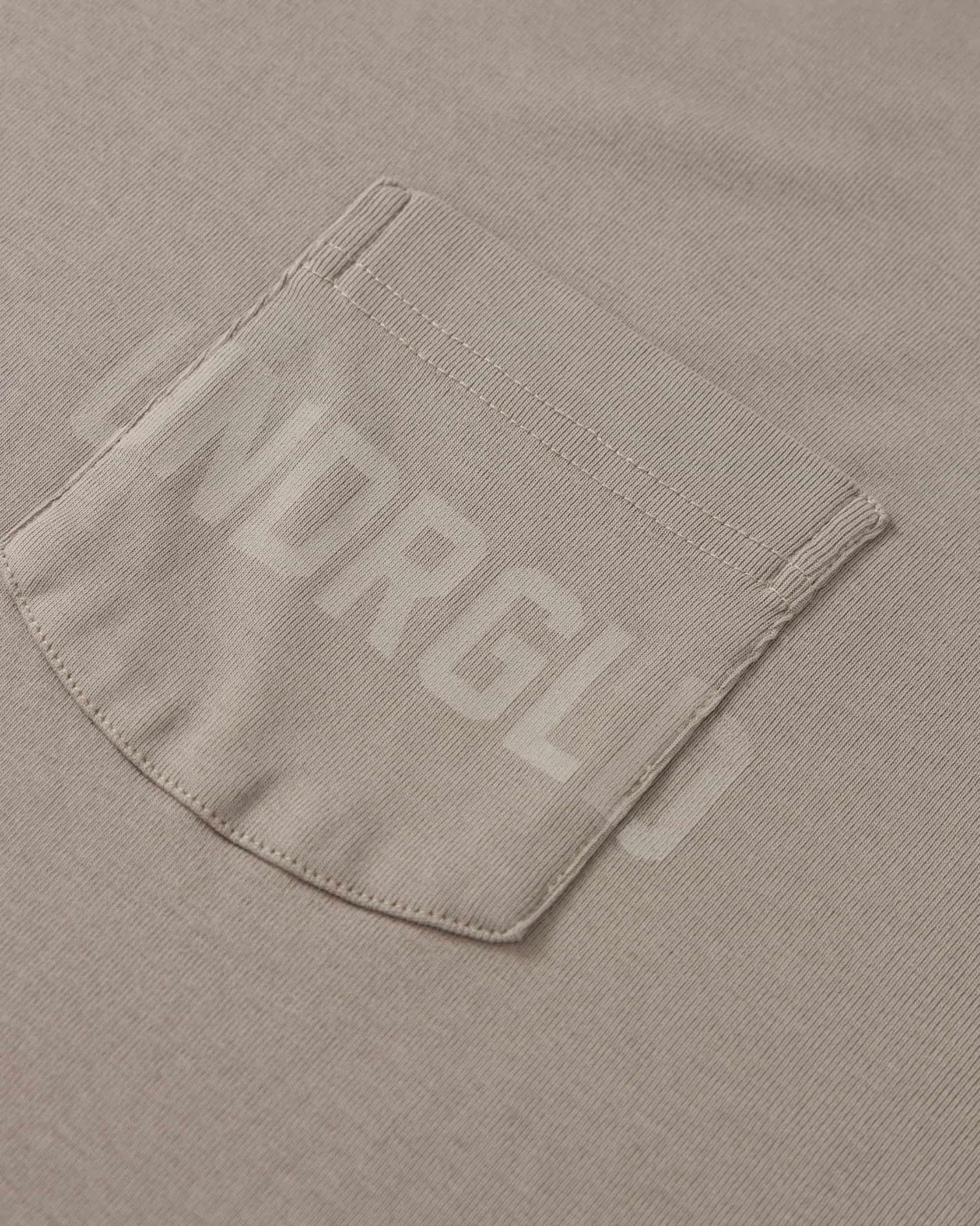 Basics UNDRGLD Boxy Fit Pocket Tshirt Light Brown - miniatura 4