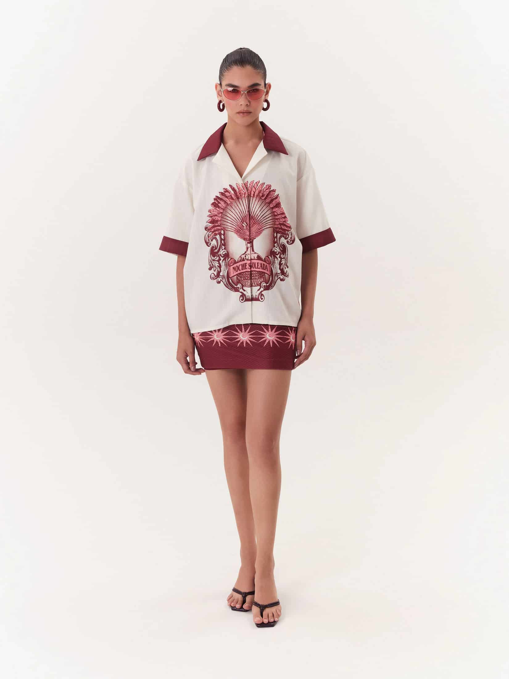 Blusa Solar - Vino - miniatura 1