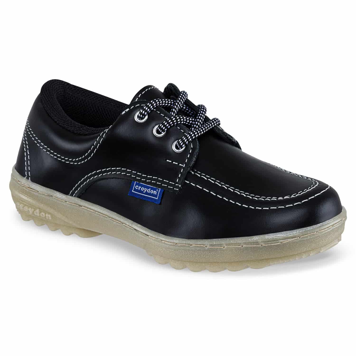 Zapatos Colegio Leader Negro Croydon Unisex - miniatura 1