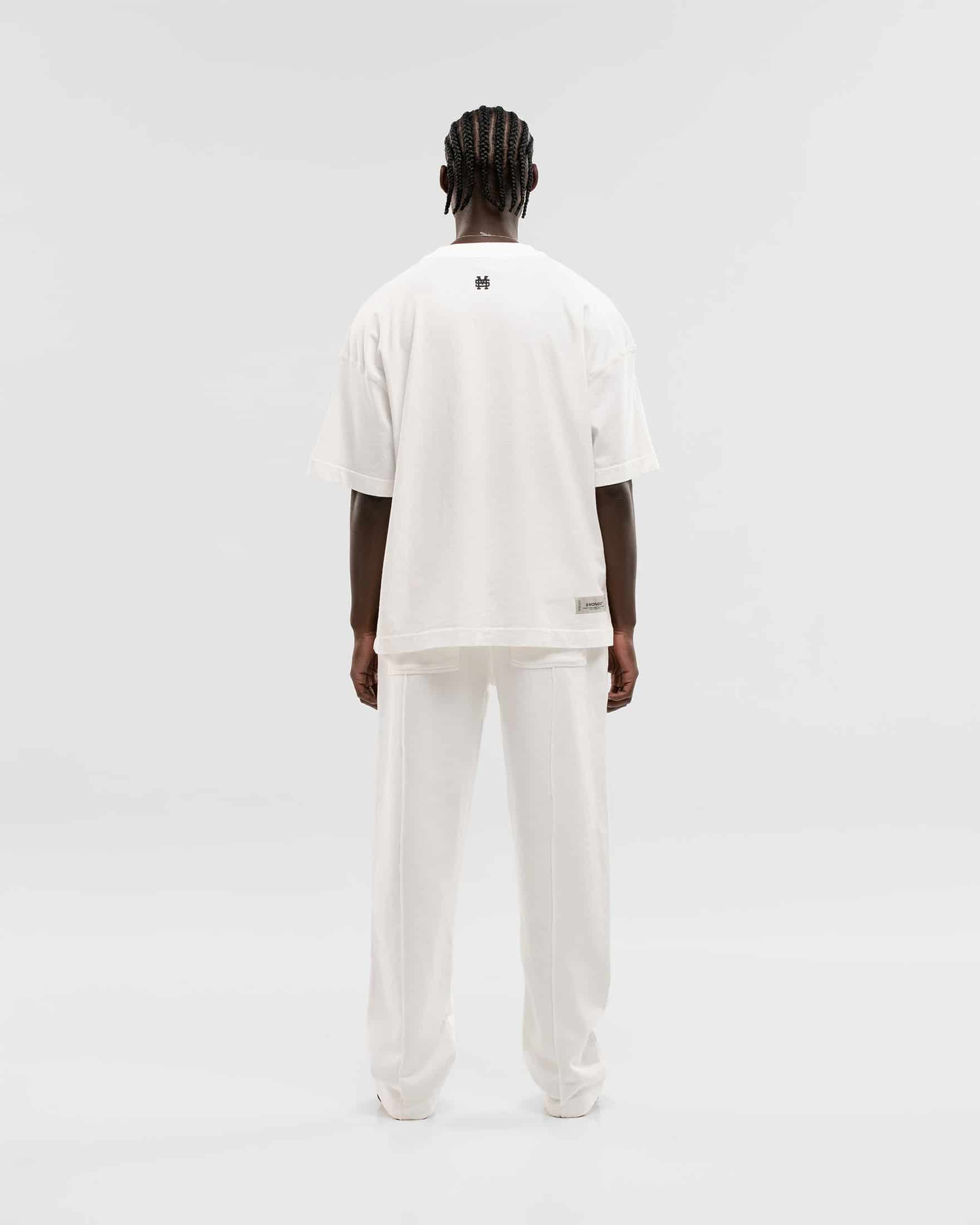 Camiseta Boxy Fit Básica V2 - Off White - miniatura 4