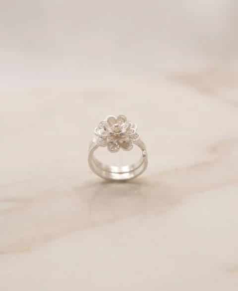 Argolla Ojo Turco plata ley 925 - miniatura 2