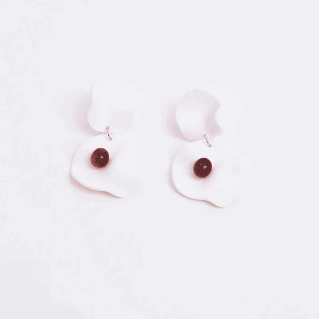 Aretes Lucié Petalo Doble - miniatura 4