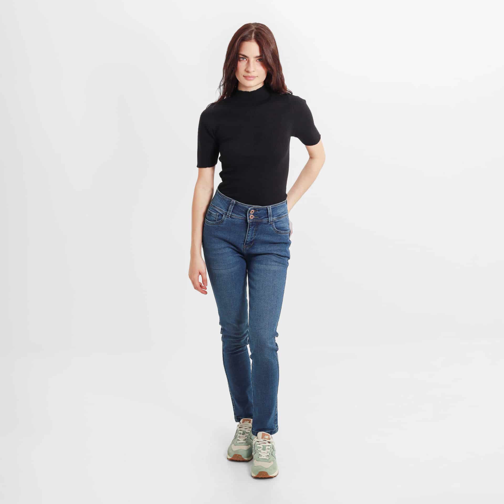 Sweater canale cuello alto manga corta - miniatura 14