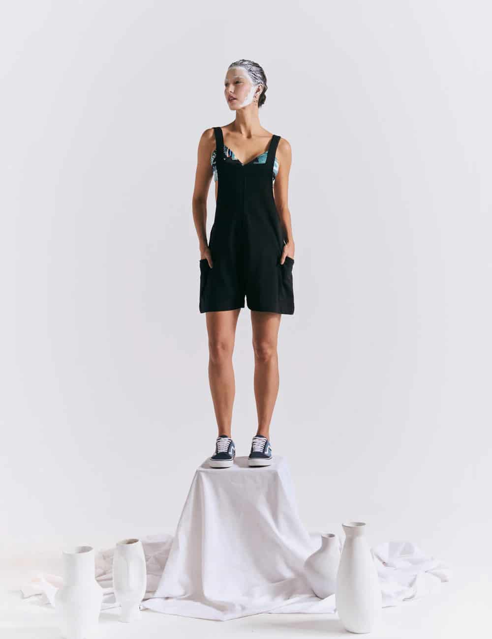 Romper Tirantas Noires negro Mujer - miniatura 9