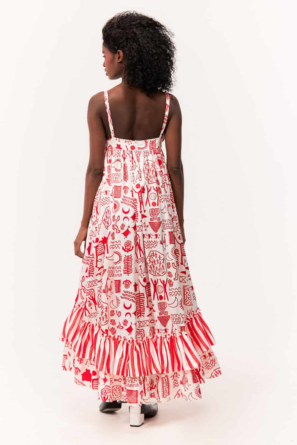 Vestido Merengue / Estampado Rupestre - miniatura 4