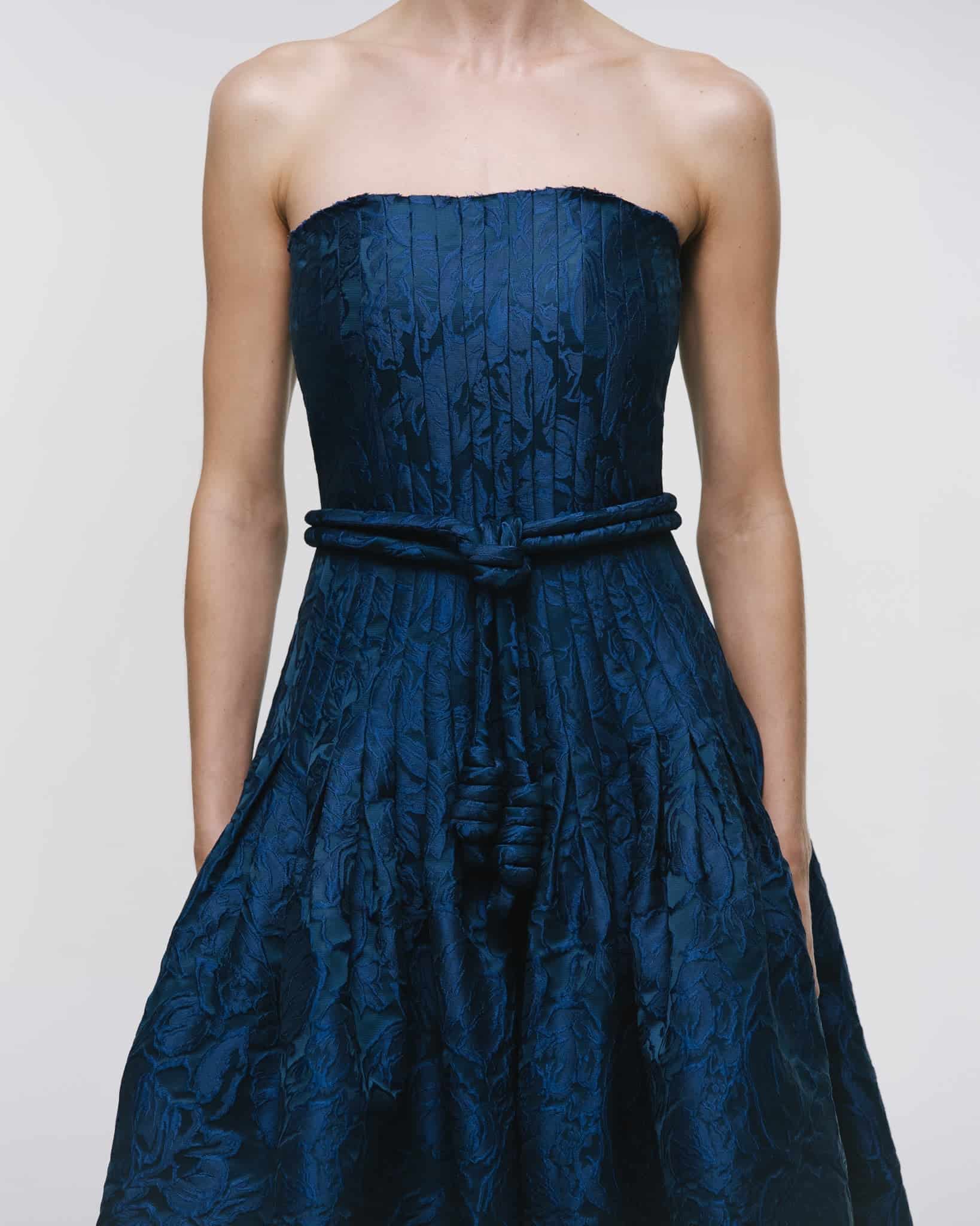 'CAMELIA' MIDI DRESS WITH BELT - miniatura 4