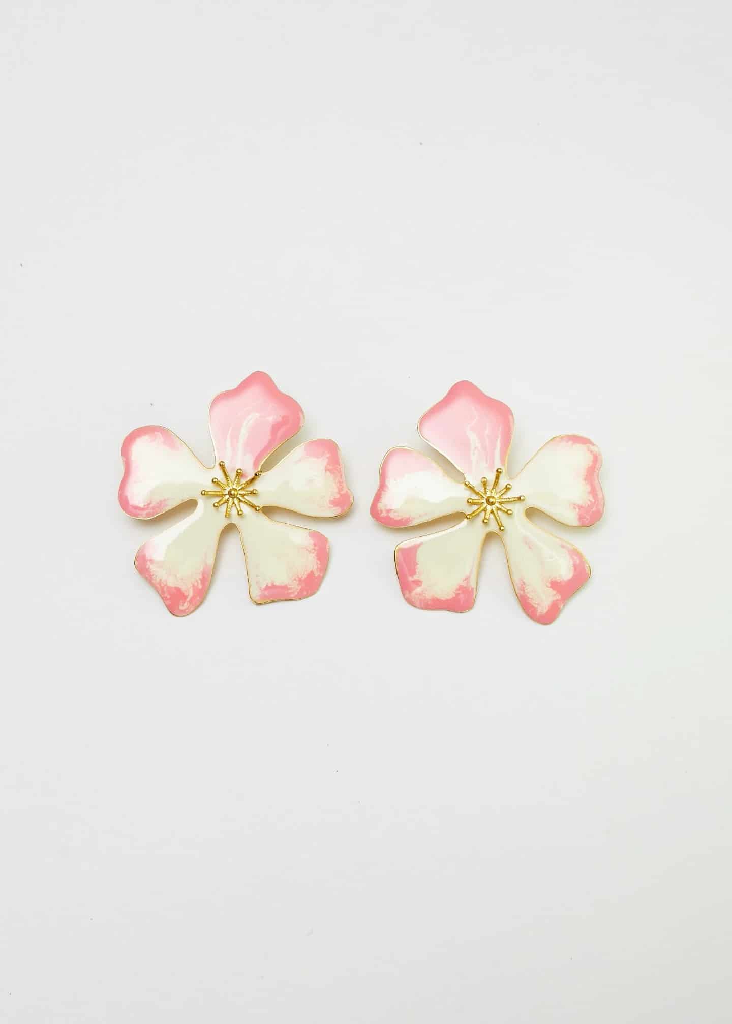 Aretes Aurora Maxi rosa swirl - miniatura 4