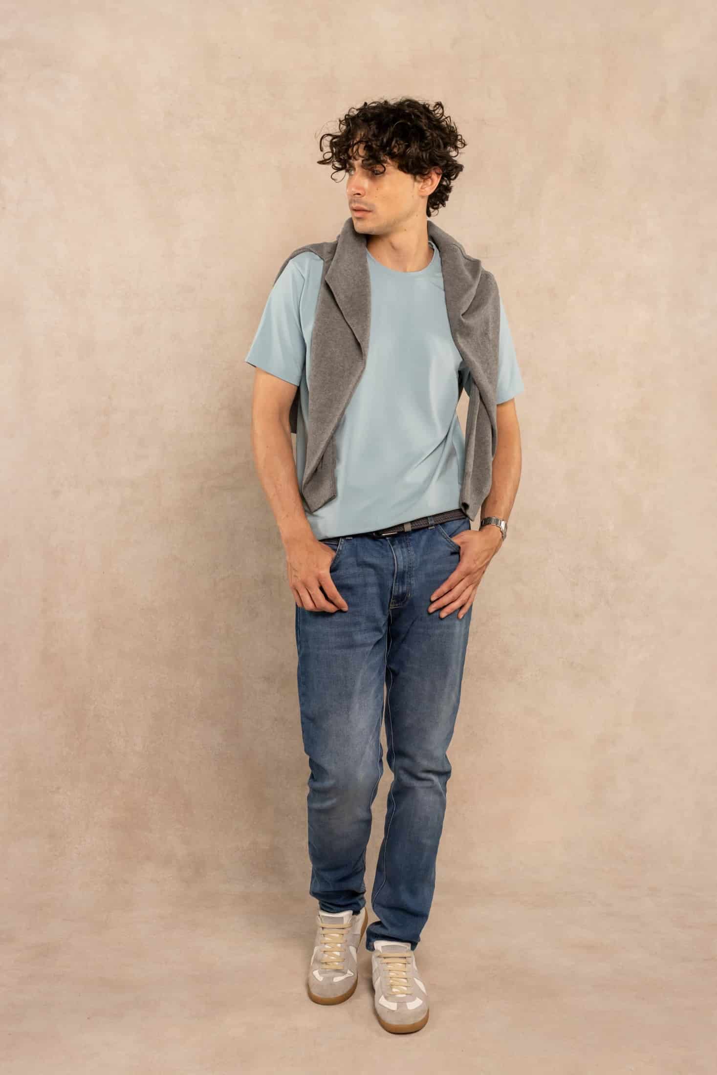 Camiseta Antimanchas Faded Blue - miniatura 2