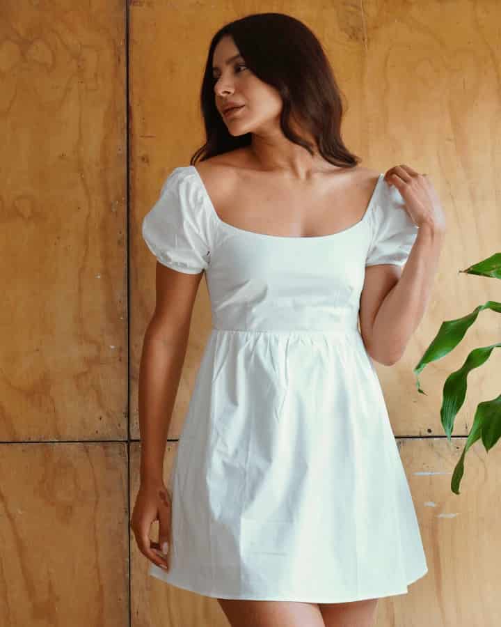 MINI VESTIDO ARIA BLANCO - miniatura 2