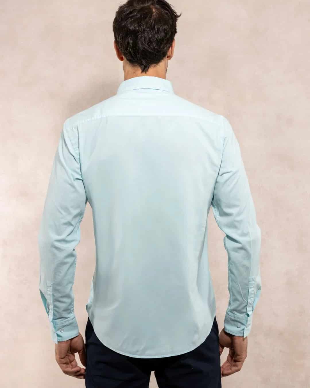 Camisa Antimanchas Popelina Baby Blue - miniatura 10
