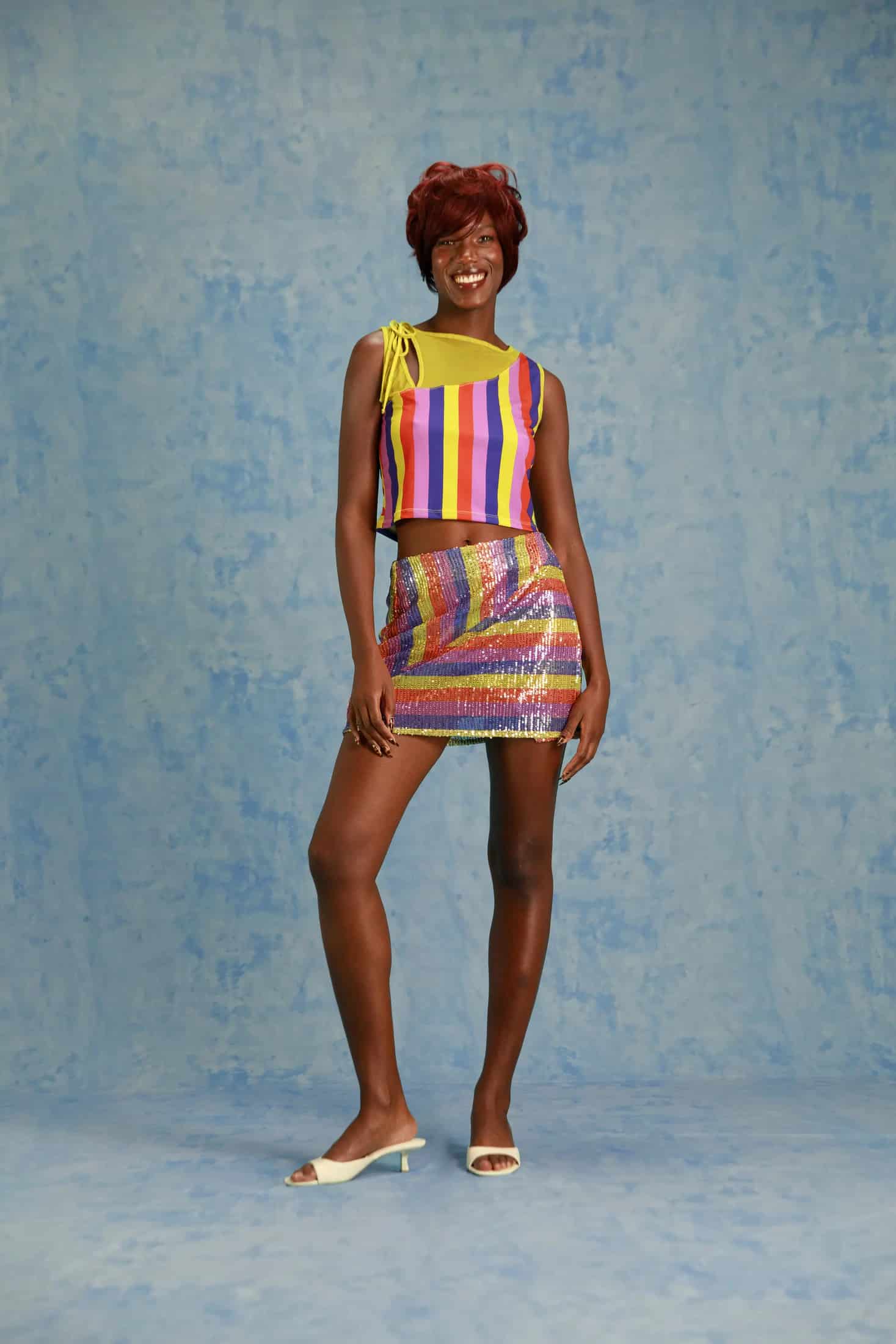 MAGDALENA STRIPE SKIRT - miniatura 1
