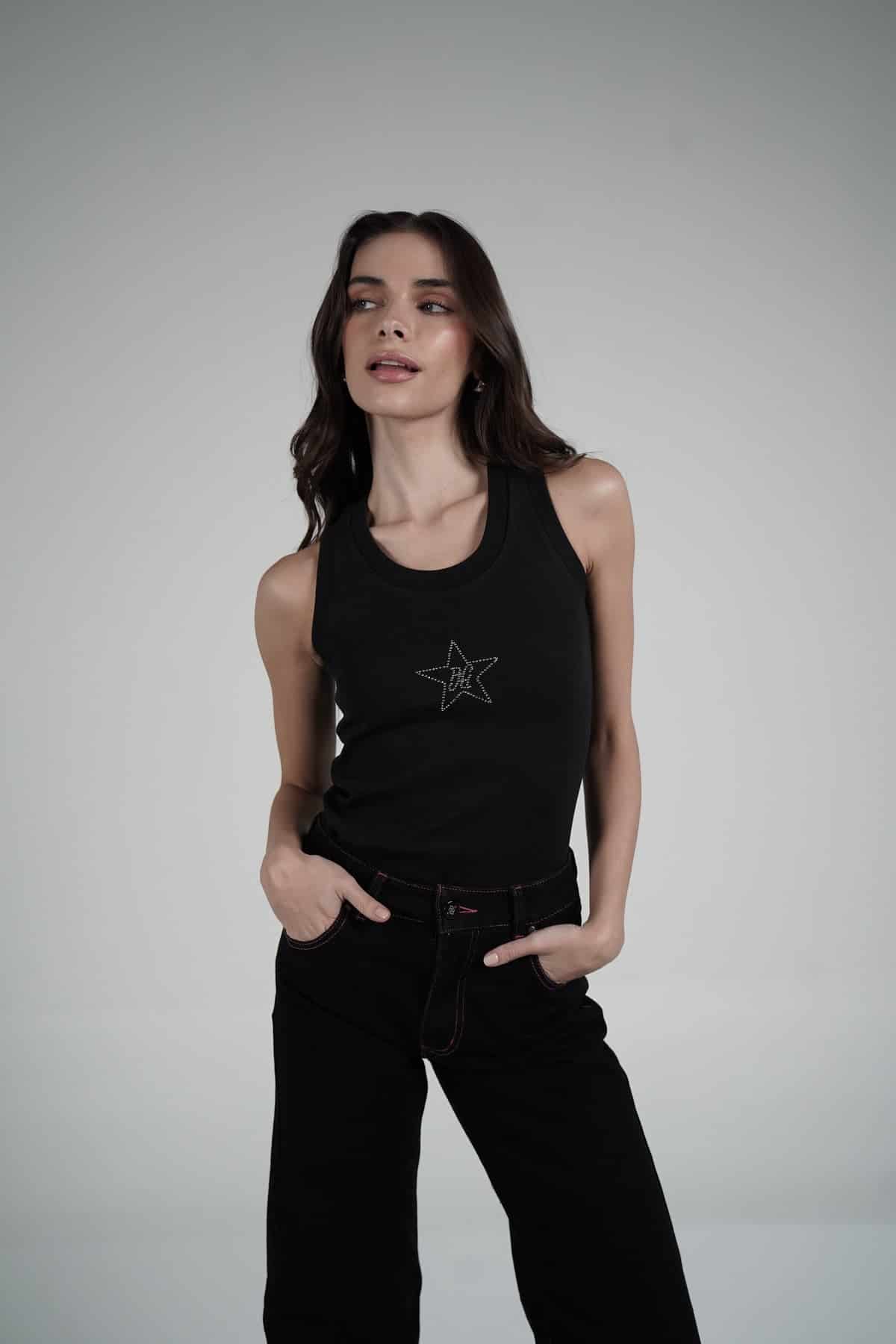 PJ Tank Top (Negro) - miniatura 4